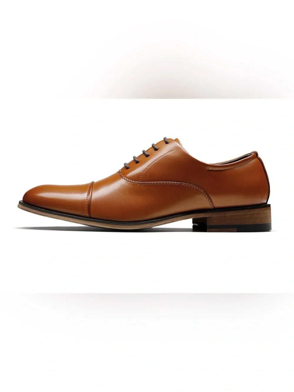 NEW In Box Men’s  Bruno Marc Brown Cap-Toe Oxford Dress Shoes